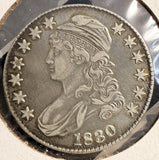 1830 Capped Bust Half Dollar, O-115  R.2. Nice XF,  (19700) Small 0