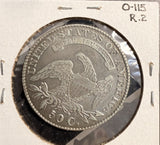 1830 Capped Bust Half Dollar, O-115  R.2. Nice XF,  (19700) Small 0