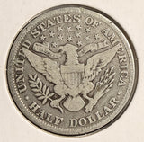 1895 Barber Half Dollar, Nicely Circulated VG. (19724)