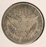 1895-S Barber Half Dollar, Nicely Circulated VG/F. (19726)