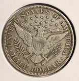 1906-D Barber Half Dollar, Nice XF. (19734)