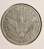 1907-D Barber Half Dollar, Nice XF. (19736)