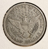 1913 Barber Half Dollar, Nice XF. (19742) Key Date