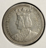 1893 Isabella Quarter, Choice Uncirculated. (19770)