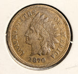 1870 Indian Head Cent , Choice  XF  (19778)