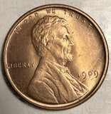 1909-P VDB Lincoln Wheat Cent, Choice Uncirculated Red (19790)
