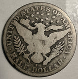 1892-S Barber Half Dollar, G/VG Key Date (19800)