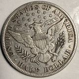 1912-D Barber Half Dollar, XF,  (19814)