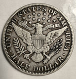 1913-S Barber Half Dollar, VF+,  (19818)