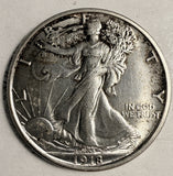 1918-S Walking Liberty Half Dollar, Choice Uncirculated.  (19830)