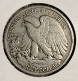 1921 Walking Liberty Half Dollar, VF/XF.  (19836)