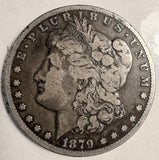 1879-CC Capped Morgan Silver Dollar, Nicely Circulated. (19840)