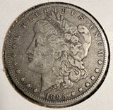 1895-O  Morgan Silver Dollar, VF/XF. (19850)