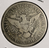 1911-D Barber Half Dollar, Nicely Circulated. (19879)