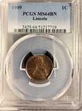 1909-P Lincoln Wheat Cent, MS64BN PCGS  (19905)