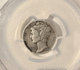 1942/1-D Mercury Head Dime, VF25 PCGS (19942)
