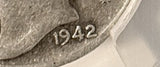 1942/1-D Mercury Head Dime, VF25 PCGS (19942)