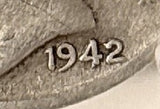 1942/1-D Mercury Head Dime, VF30 PCGS (19944)