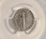 1942/1-D Mercury Head Dime, VF30 PCGS (19944)