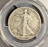 1921-D Walking Liberty Half Dollar, VG-08  PCGS. (19954)