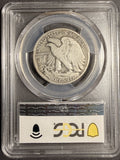 1921-D Walking Liberty Half Dollar, VG-08  PCGS. (19954)