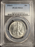 1936-S Walking Liberty Half Dollar, MS64 PCGS. (19958)
