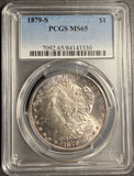 1879-S Morgan Silver Dollar, MS65 PCGS (19992) Wonderful Toning