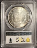 1885-S Morgan Silver Dollar, MS63 PCGS (20003)
