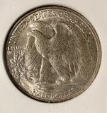 1947-D Walking Liberty Half Dollar, MS66 NGC. (20116)