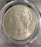 1923-S Peace Silver Dollar, MS63 PCGS. (20126)