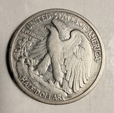 1916-D Walking Liberty Half Dollar, Nicely Circulated  (20148)