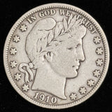 1910-S Barber Half Dollar, Nicely Circulated (20162)