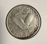 1918-D Standing Liberty Quarter, Choice AU  (20184)