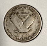 1918-S Standing Liberty Quarter, Nicely Circulated.  (20186)