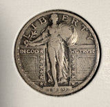 1919-S Standing Liberty Quarter, Nice VF.  (20194)