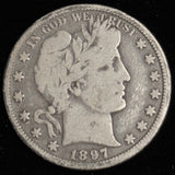 1897-O Barber Half Dollar, Nicely Circulated Key Date (20228)