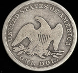 1846 Seated Liberty Dollar, Nicely Circulated, (20234)