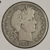 1893-S Barber Half Dollar, Nicely Circulated Key Date (20244)
