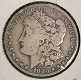 1880-CC Morgan Silver Dollar, Nicely Circulated, (20284)