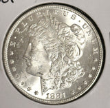 1881 Morgan Silver Dollar, Choice Uncirculated, (20288)