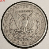 1890-CC Morgan Silver Dollar, Nicely Circulated, (20316)