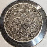 1834 Large 4 Capped Bust Dime, Nice XF (20404)