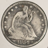 1854-O Seated Liberty Half Dollar, Circulated, (20410)