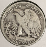1920-S Walking Liberty Half Dollar, Nicely Circulated, (20412)