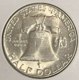 1953-D Franklin Half Dollar, Choice Uncirculated, (20430)