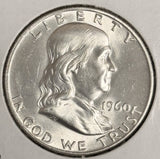 1960-D Franklin Half Dollar, Choice Uncirculated, (20434)