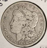 1896-O Morgan Silver Dollar, F/VF, (20448)