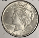 1923 Peace Silver Dollar, Uncirculated, (20450)
