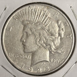 1928-S Peace Silver Dollars, Nicely Circulated, (20470)