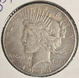 1934-D Peace Silver Dollars, Nicely Circulated, (20484)
